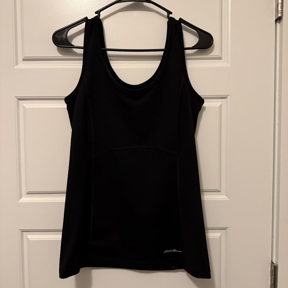 Eddie Bauer Tank Top Black Womens Medium